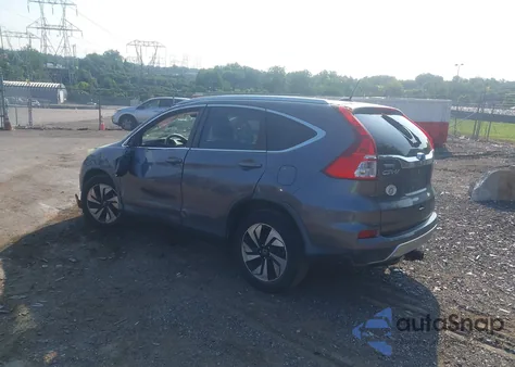 2015 Honda Cr-V Touring from USA, damaged, VIN 5J6RM4H99FL125490